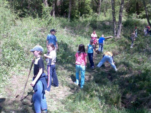 Úklid studánky na "popovsku" - 30.4.2007